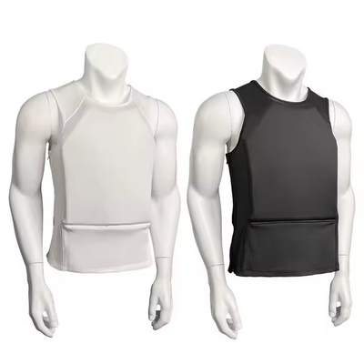 IIIA T-shirt tattico protettivo leggero e nascosto con tessuto di poliestere PE e Aramid Stretch