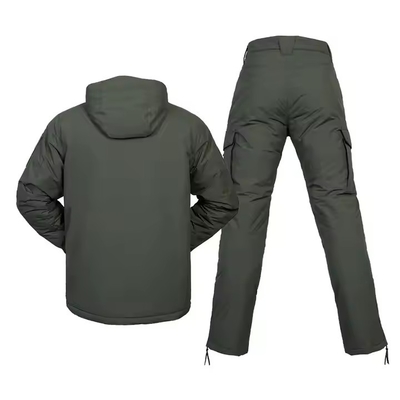 Abito portatile impermeabile a prova di freddo abito caldo da esterno abbigliamento di cotone uniforme di allenamento