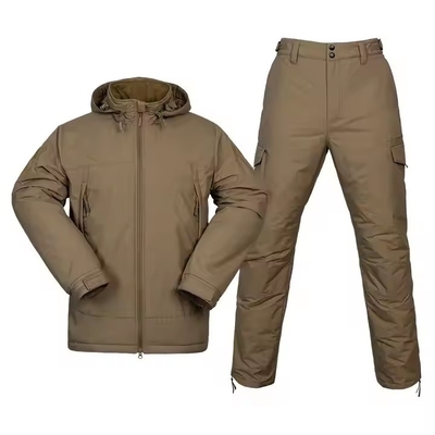 Abito portatile impermeabile a prova di freddo abito caldo da esterno abbigliamento di cotone uniforme di allenamento