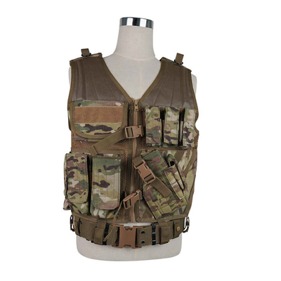 2.5 kg giubbotto da combattimento militare con cintura regolabile e spalle staccabili