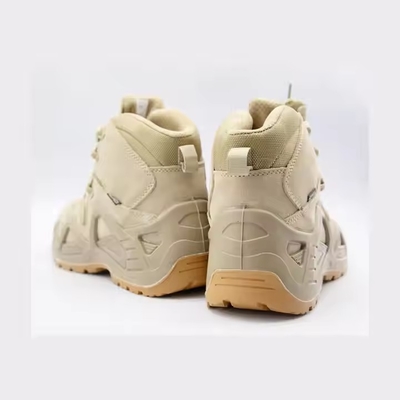 Gioielli da combattimento anti-slip all'ingrosso Giungla Split Suede Outsole PU Rubber Tactical Boots per uomini