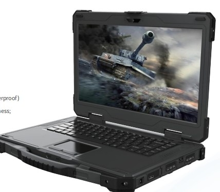 Militare rinforzare notebook rinforzare Labtop 14 pollici single screen robusto portatile