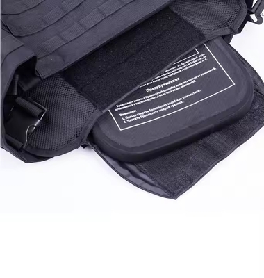 Vestico tattico 900D Oxford portatore di targa di sicurezza con portatore di targa a guinzaglio a rilascio rapido