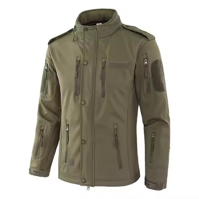 Custom Mens Sports Camo Caldo Verde Impermeabile Nero Allenamento Esterno Softshell Velo Polare Giacche Tattiche Invernali Navale
