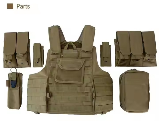 Attrezzatura tattica Camuffamento protettivo Tiro escursione Oxford multifunzionale portapiastre giubbotto tattico