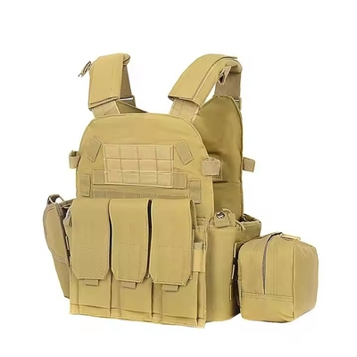 Attrezzatura tattica Camuffamento protettivo Tiro escursione Oxford multifunzionale portapiastre giubbotto tattico
