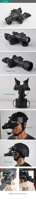 macchina fotografica degli occhiali di protezione di visione notturna montata casco interurbano di 1X 4X