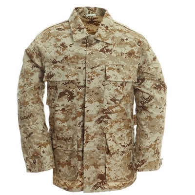Il combattimento tattico di arresto Trouser+Jacket EDC dello strappo del BDU degli uomini ansima l'uniforme militare con il cammuffamento di Digital del deserto