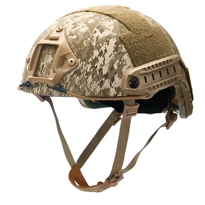 Casco antincendio forestale in Kevlar in fibra di aramide ad alta densità con sistema rapido Ops-Core, conchiglia UHMWPE e casco tattico Mich