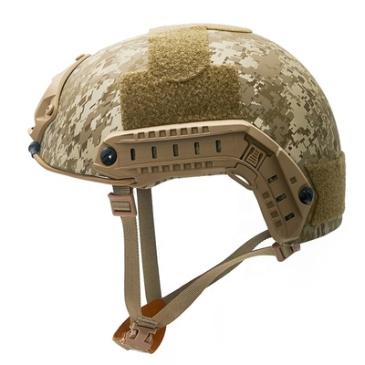 Casco antincendio forestale in Kevlar in fibra di aramide ad alta densità con sistema rapido Ops-Core, conchiglia UHMWPE e casco tattico Mich
